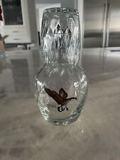 David Maass Vintage Canada Goose Glass Decanter Tasting Glass picture
