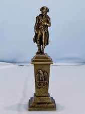 19th C Bronze Statue France Emperor Napoleon Bonaparte Waterloo Battle War picture