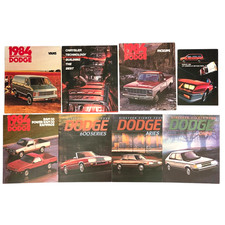 1984 Dodge Dealer Brochure Lot Van Ram Pickup Aries Omni 600 Mopar Advertisement picture