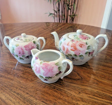 Vintage Nippon E-OH Rose Floral 3 pc Tea Set picture