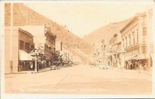 Wallace Idaho RPPC Street Scene 1910s Business District picture