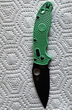 Spyderco Manix 2 LW Mint Green CPM-M4 BHQ Exclusive (Lightly Used/No Box) picture