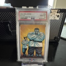Comic Images 1992 Wolverine From Then 'Til Now II Patch #52 PSA 10 picture