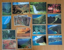 Lot of 17 Postcards from Kauai, Hawaii (Waimea, Na Pali Coast)  - No Stamps picture
