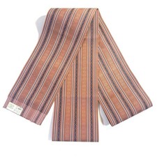 Obi Kimono 6k1897 Half-width Silk Hakata Authentic Chikuzen Ori Industry picture