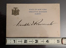 Franklin D. Roosevelt Autograph - 32nd US President FDR picture