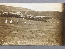 TADOUSSAC Quebec RPPC Vintage Golf Links Golfing Rea Photo Postcard picture