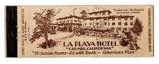 LA PLAYA  HOTEL matchbook matchcover - CARMEL, CALIFORNIA picture