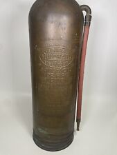 Antique GENERAL QUICK AID BRASS FIRE EXTINGUISHER TS 15 24 inches tall picture