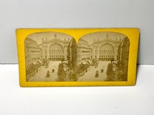 Gare Du Nord ~ Railroad Train Station Paris France Stereoview Old Photo picture