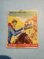 Billy The Kid 1933 Indian Chewing Gum #78 Rookie Card  Exceptional Condition picture