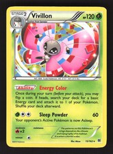 Vivillon #15/162 XY - BREAKthrough Pokemon Card - LP picture