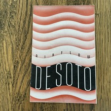 1936 DE SOTO AIRFLOW SERIES SEDAN PREWAR BROCHURE picture