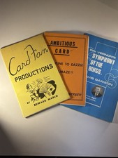 Vintage Magic Book Lot Ed Marlo Card Fan Productions Ambitious Card Vernon picture