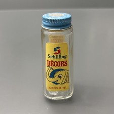 Vintage 1970s Miniature Glass Bottle Schilling Decors McCormick Collectible Rare picture