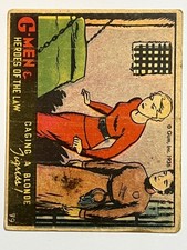 1935-37 Gum Inc. G-Men & Heroes of the Law (R60) #79a Caging a Blond Tigress picture