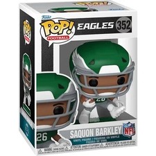 Funko Pop Saquon Barkley #352 Philadelphia Eagles NFL Figure +Protector PRESALE picture
