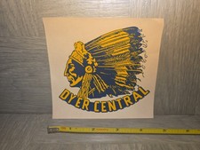 Vintage Dyer Central High School Decal Potter Manufacturing Dyer Indiana picture