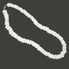 Vintage Genuine Hawaiian Puka Shell Necklace 16mm 150g 24 In Surfer Natural picture