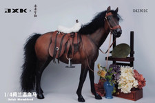 Jxk 1/4 Horse Animal Resin Statue Dutch Warmblood Scene Model No Characters 2025 picture