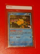 Enton Psyduck Stamped Cosmo Holo Pokemon Card German Near Mint picture