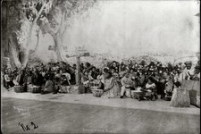 Photo:Uncle Tom's Cabin 1901 Cotton Picking Stage Production Sepia Photo picture