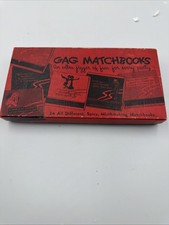 Vintage Box of 3 Unused Gag Matchbooks Fun for Party  RARE picture