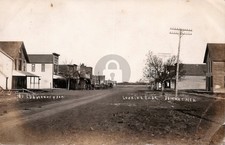 Sumner NE Nebraska Looking East 1907 RPPC Photo Postcard COPY picture