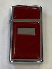 ZIPPO 1979 RED ULTRALITE SLIM LIGHTER NEVER FIRED U370 picture