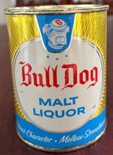 STUNNING Bull Dog Malt Liquor 8oz~STOUT~B.O.~Grace Brothers Brewing~ Santa Rosa picture