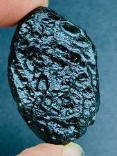 TOP Moldavite Raw Moldavite Crystal from Czech Republic PICcertificate 52CT picture