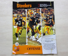 Vintage Steelers Autographed Photo Ben Roethlisberger Hines Ward Willie Parker picture
