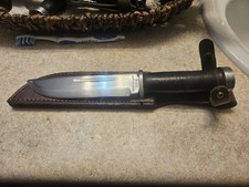 Ww2 Cattaraugus 225Q Fighting KNIFE/ Leather Sheath picture