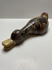 Vintage Hand Painted Ceramic Folk Art Pottery Duck Made In Mexico picture