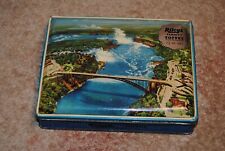 Vintage Riley’s Variety Toffee Empty Tin Niagara Falls & Rainbow Bridge Halifax picture