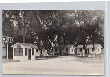 Florida Motel Cottages Roadside Hilliard FL C1940s Postcard AK15 picture