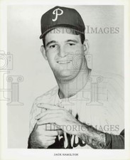 1963 Press Photo Philadelphia Phillies Baseball Player Jack Hamilton - lrs27534 picture