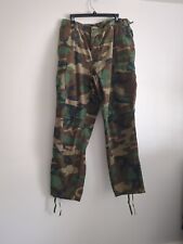 USGI BDU Camouflage Woodland Pants Mens Large Regular Combat Trousers picture