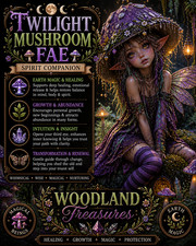 Twilight Mushroom Fae Spirit Companion picture