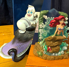 Enesco Disney Showcase The Little Mermaid Ariel & Ursula Figurine Lot picture