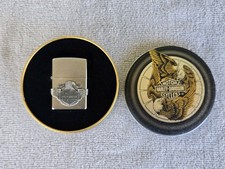 ~NEW~ 1998 Harley Davidson Motorcycle Eagle Chrome Zippo Lighter picture