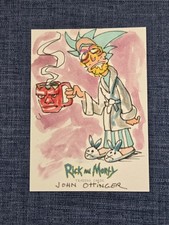 2018 Cryptozoic Rick And Morty Season 1 Rick Sanchez Sketch Card 1/1 John... picture