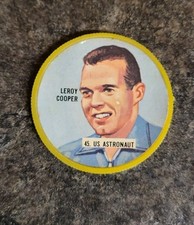 1964 Krun-Chee Space Magic Coin #45 US Astronaut Leroy Cooper CANADA ISSUE picture