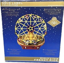 Mr. Christmas Gold Label World's Fair Frenzy Ride Musical Animated 10-1/2 inch picture