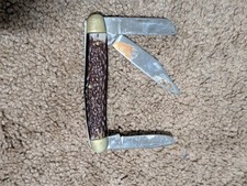 Vintage Kutmaster Utica, N.Y. USA Utility Pocket Knife Hunting Camping picture