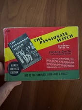 FREE SHIP 1941 The Passionate Witch Thorne Smith Armed Forces Edition WWII picture
