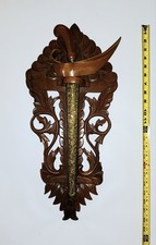 Antique Silat Kris Sword Indonesian Knife Dagger Sheath Java Serak picture