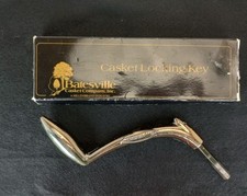 Vintage Batesville Casket Company Locking Key Funeral Mortuary Coffin Halloween  picture