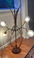 MCM 39.5 Sculptural Bentwood Frame Dark Walnut Finish picture