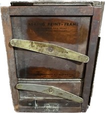 1930s Antique Agfa Ansco masking print frame for photo negatives 4”x 6” picture